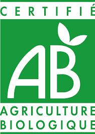 Logo agriculture biologique vert et blanc